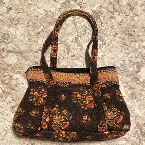 Vera Bradley retired and used shoulder bag with wear